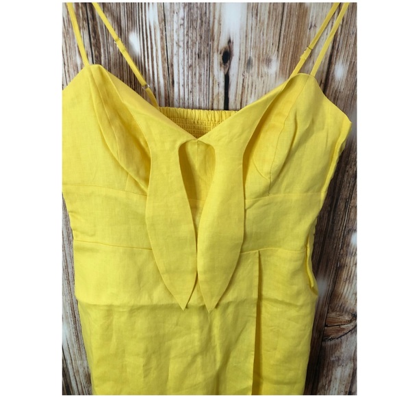 Forest Lily Classic Linen Romper - Picture 5 of 7